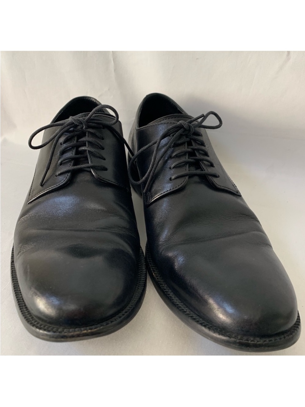 Classic Cole Haan Black Men's Leather Derby Shoes Sz 10.5